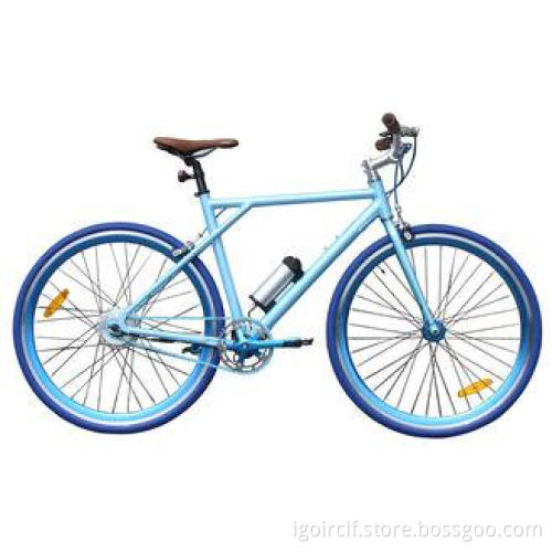 24V Voltage Lightest Cool City blue electric bike / ebikes